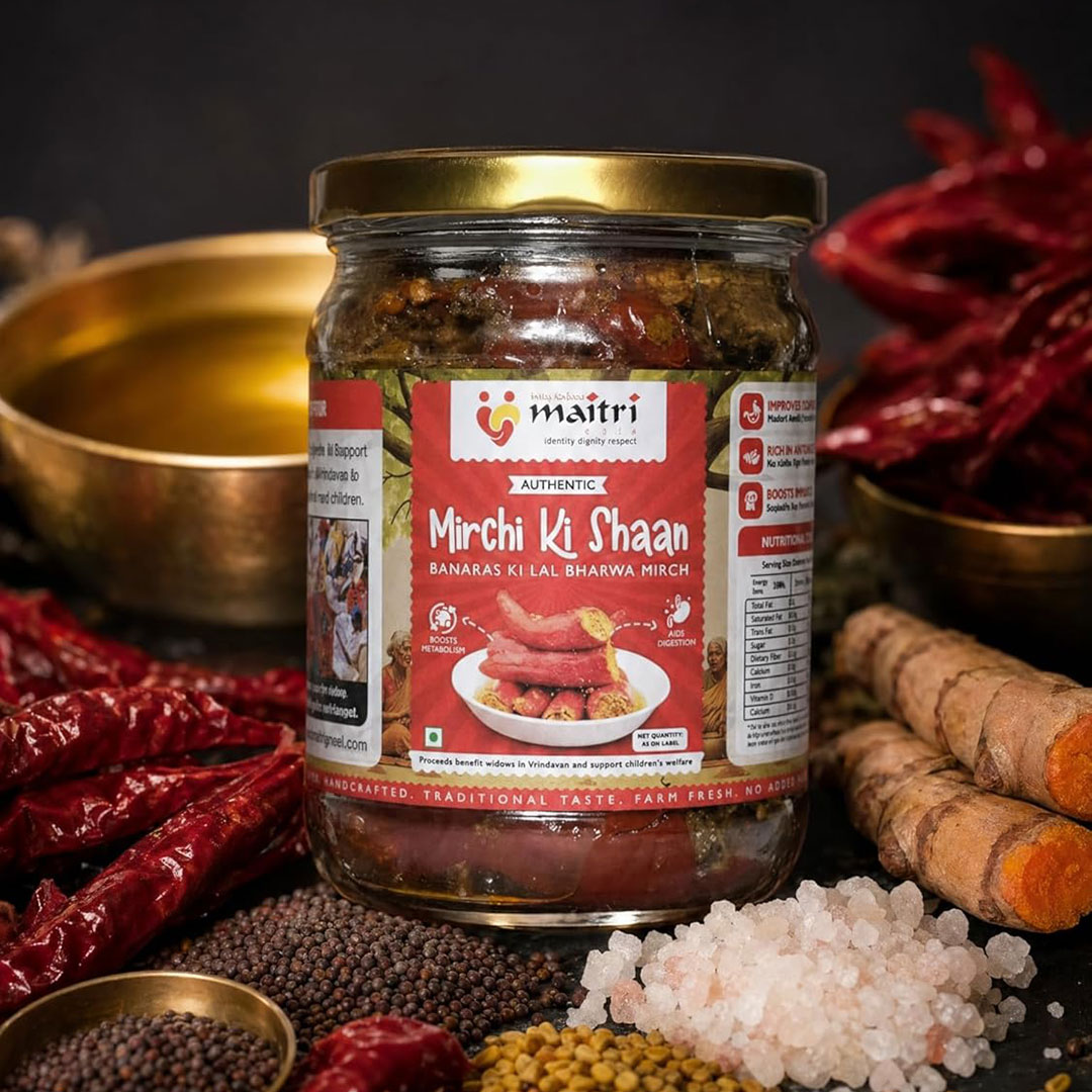 Stuffed Red Chilli Pickle, Banarasi Lal Bharwa Mirch Ka Achar